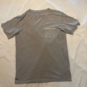 Lacoste, small gray pajama shirt